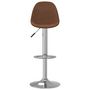 Voir la diapositive 3 : VIDAXL Tabourets de bar lot de 2 marron tissu