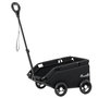 Voir la diapositive 1 : PAWHUT Poussette chien chariot 4 roues pliable avec poignée multidirectionnelle - nombreux équipements - noir