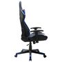 Voir la diapositive 5 : VIDAXL Chaise de jeu Noir et bleu Cuir artificiel