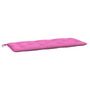 Voir la diapositive 2 : VIDAXL Coussin de banc de jardin rose 120x50x7 cm tissu