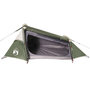 Voir la diapositive 2 : VIDAXL Tente de camping tunnel 2 personnes vert impermeable