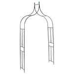 VIDAXL Voute de jardin Vert fonce 142x37x275 cm Fer