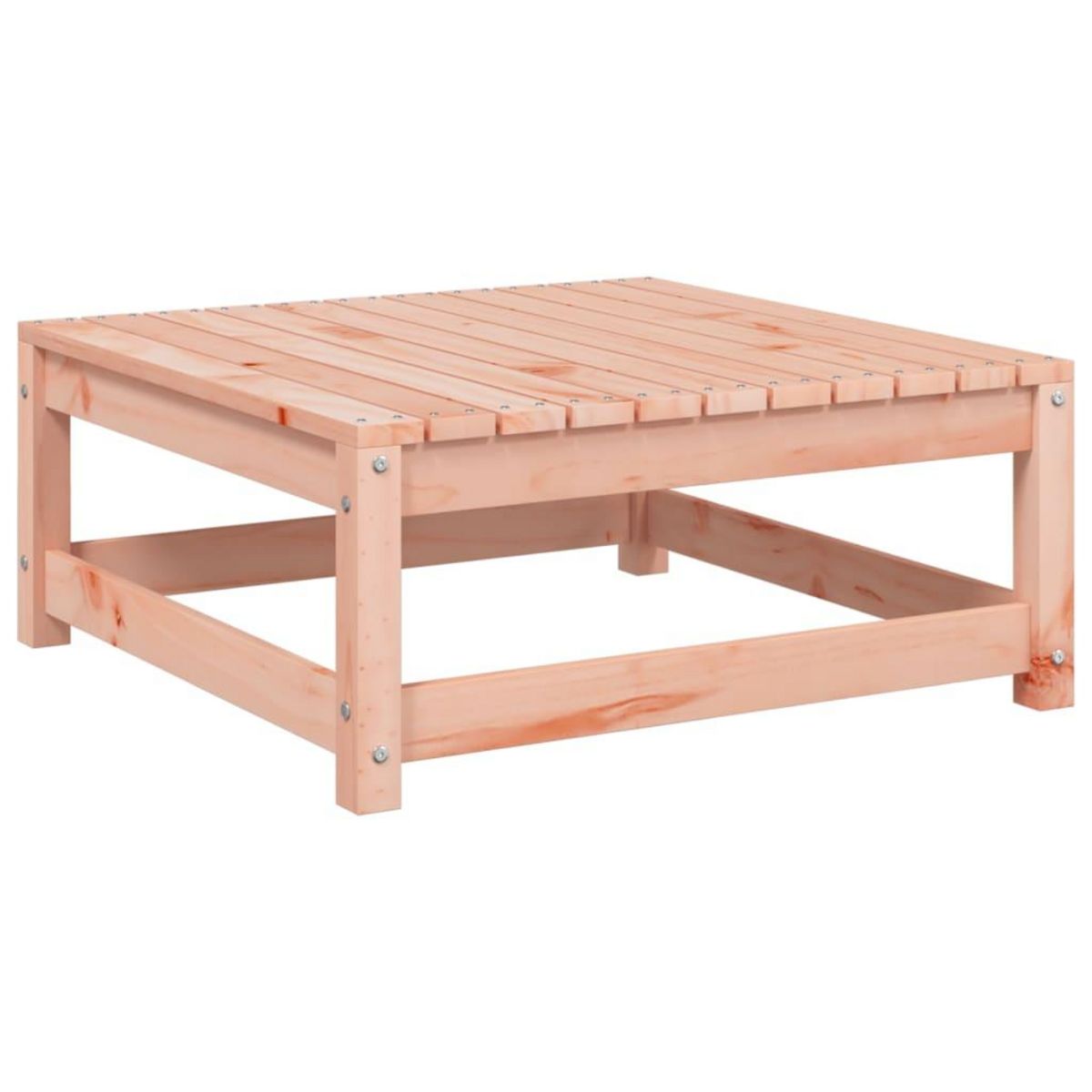 VIDAXL Repose-pied de jardin avec coussin bois massif douglas