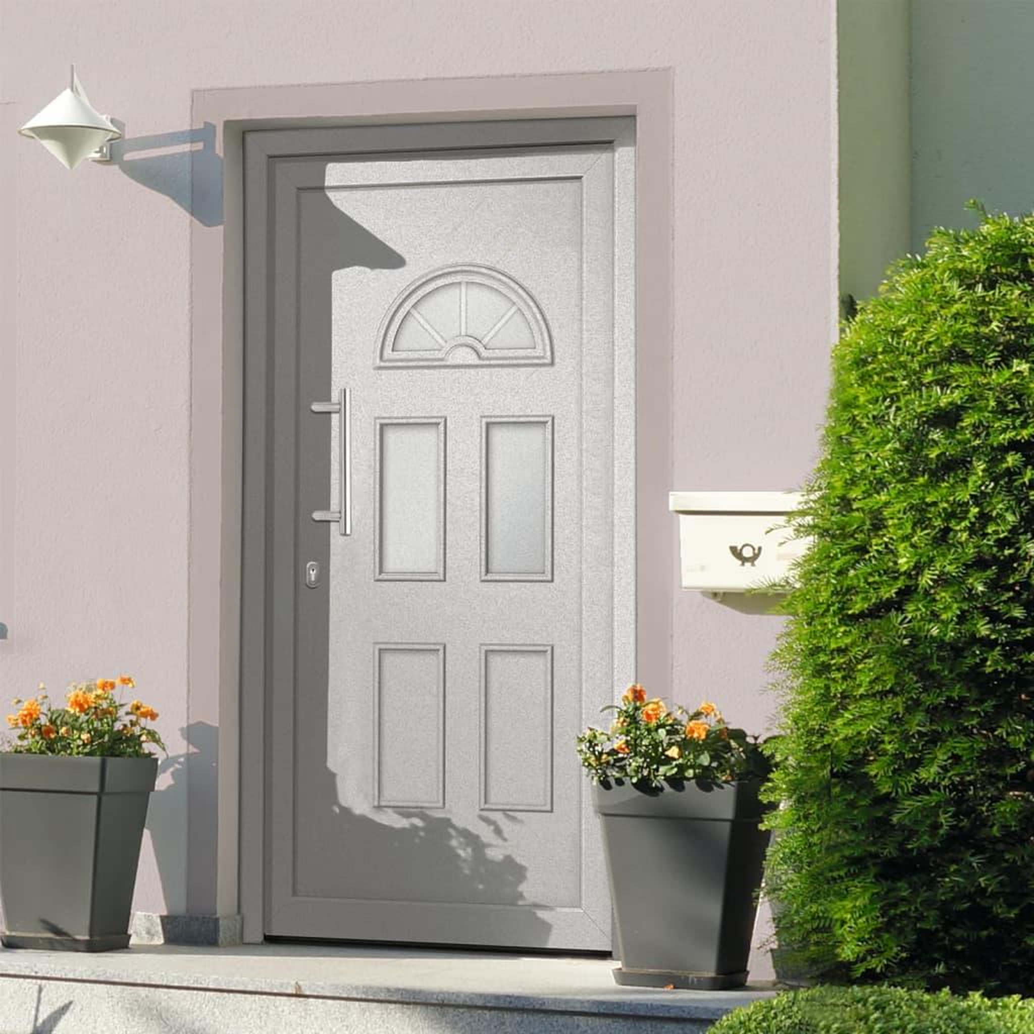 VIDAXL Porte d'entree Blanc 110x210 cm