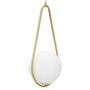Voir la diapositive 5 : Paris Prix Lampe Suspension Sphère  Glamy Drop  46cm Blanc & Or