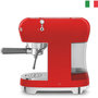 Voir la diapositive 2 : SMEG Machine à expresso ECF02RDEU