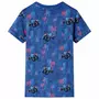 VIDAXL T-shirt pour enfants melange bleu fonce 128