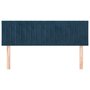 Voir la diapositive 3 : VIDAXL Tetes de lit 2 pcs Bleu fonce 72x5x78/88 cm Velours