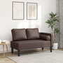 Voir la diapositive 1 : VIDAXL Chaise longue avec coussins marron similicuir