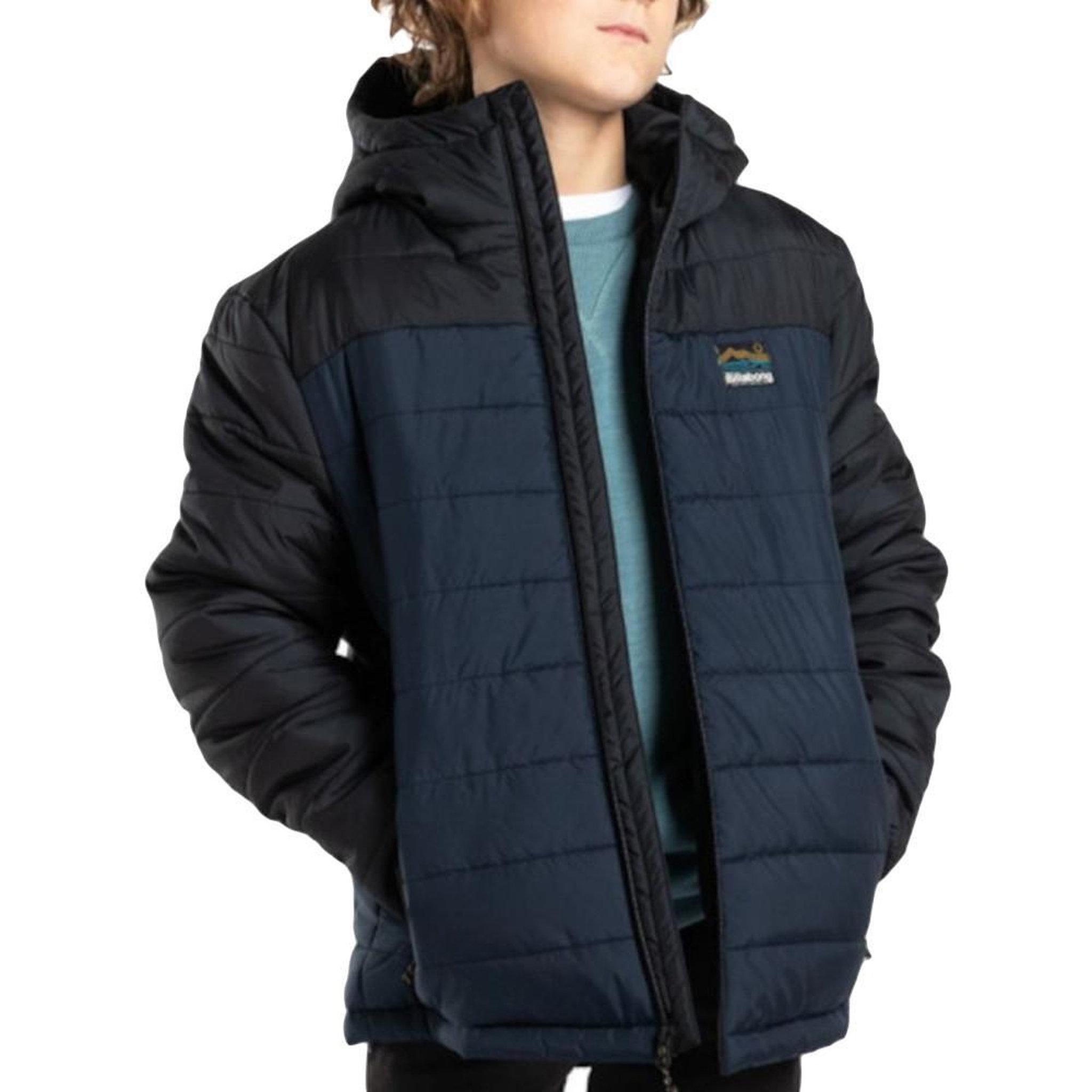 Voir la diapositive 1 : BILLABONG Doudoune Marine Garçon Billabong Surf Check