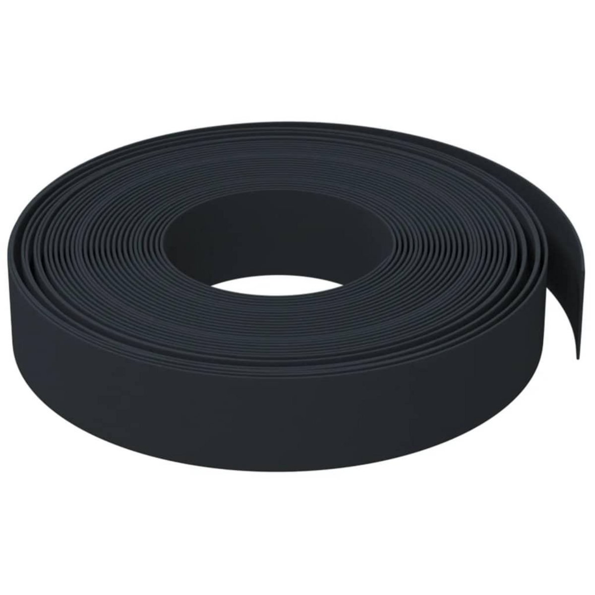 VIDAXL Bordures de jardin 3 pcs noir 10 m 10 cm polyethylene