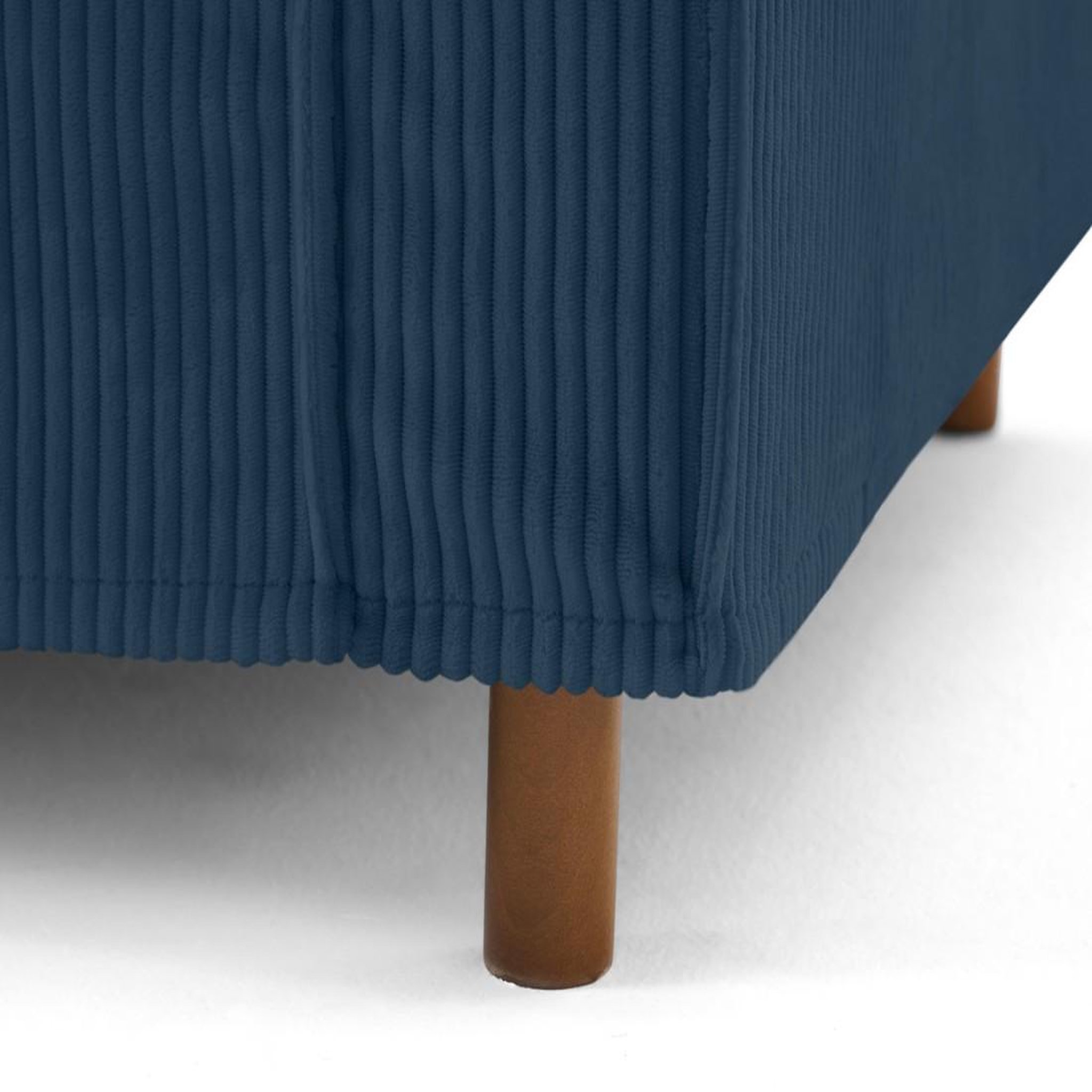 Voir la diapositive 2 : LISA DESIGN Jake - canapé déhoussable d'angle gauche 5 places en velours côtelé