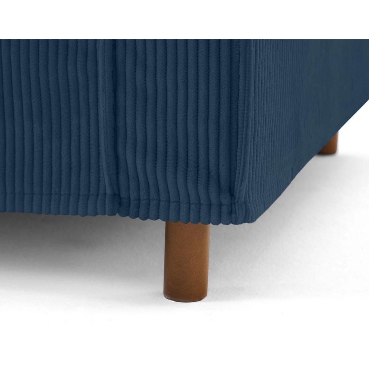 LISA DESIGN Jake - canapé déhoussable d'angle gauche 5 places en velours côtelé