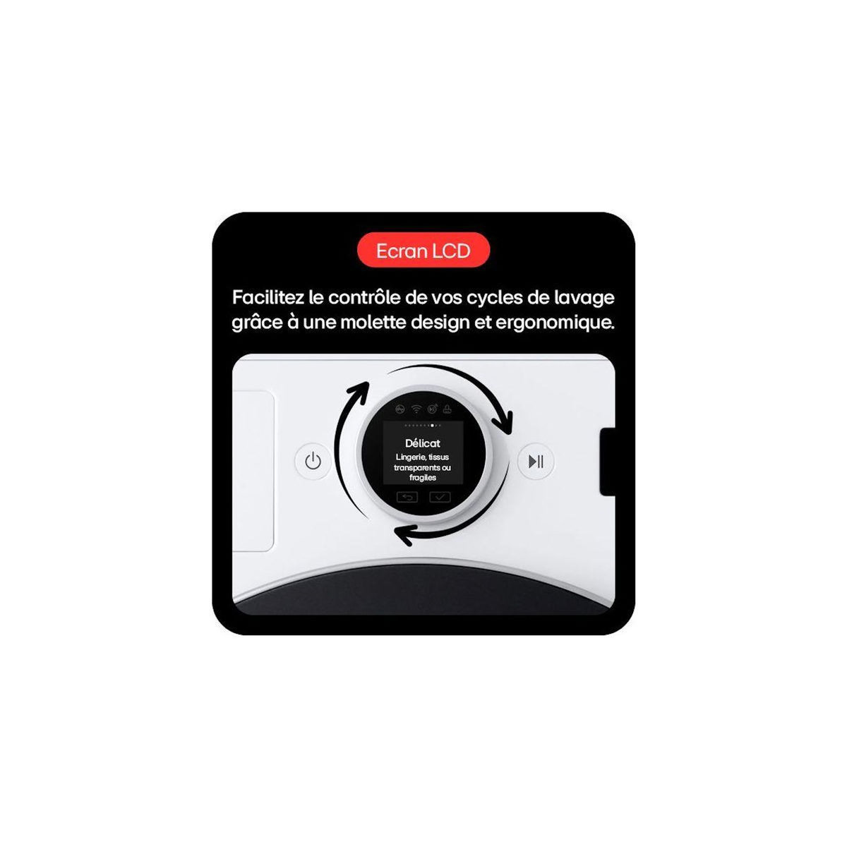 LG Lave linge hublot F34X71WHST