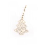 Graine créative Sapin en Bois Ajouré à Suspendre pour Décoration de Noël