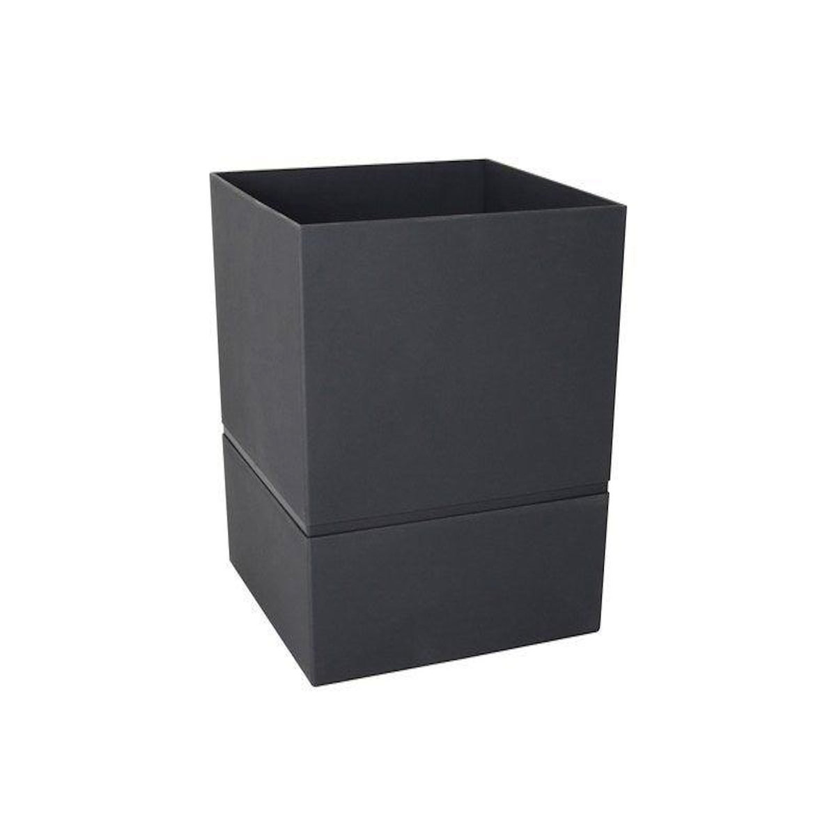 Eda Pot Carré Polypropylène Aquaduo Diam.24.3 Cm Gris Anthracite