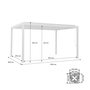 Voir la diapositive 4 : SWEEEK Pergola bioclimatique aluminium et acier lames orientables 4x3m Palace
