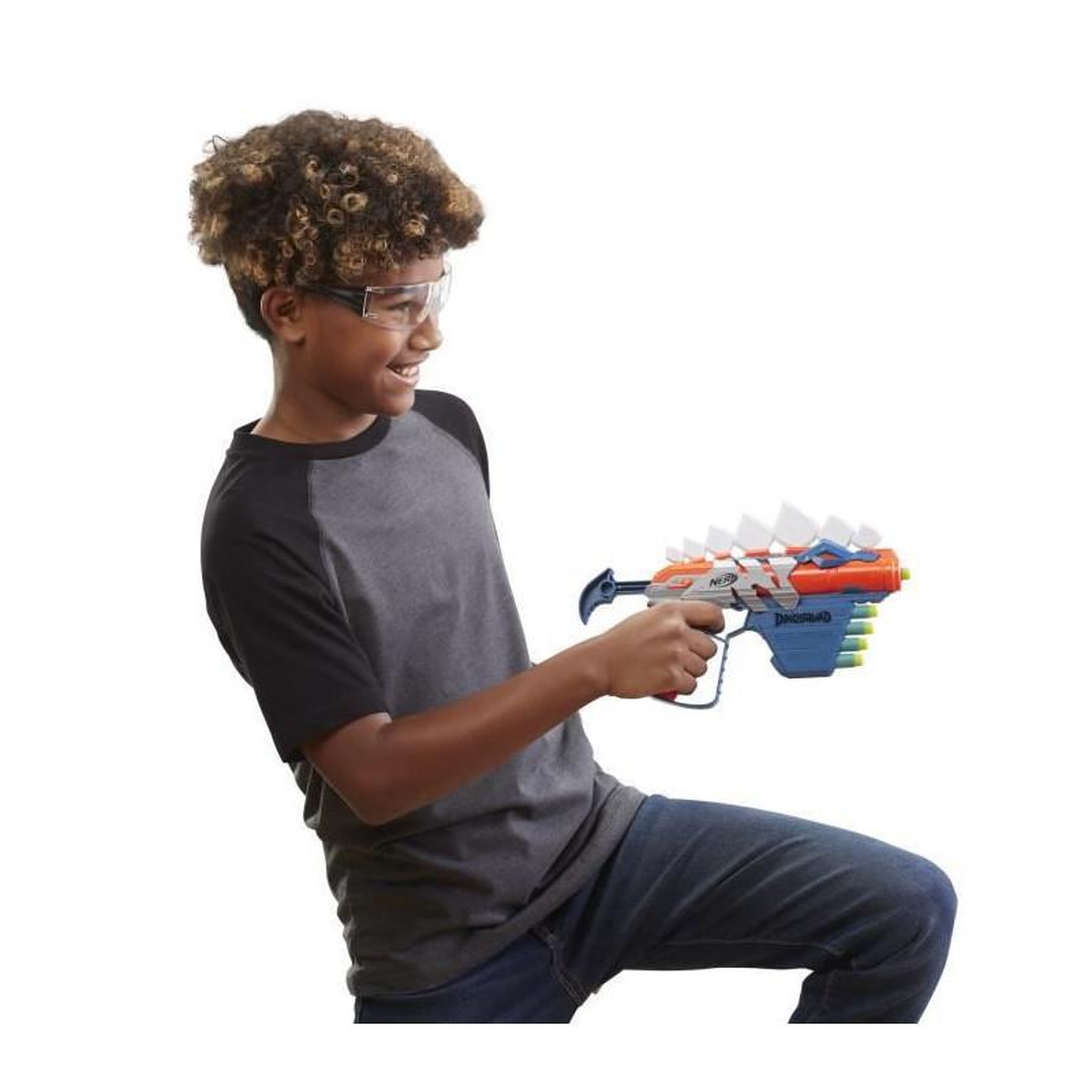 Voir la diapositive 4 : Nerf Pistolet Nerf DinoSquad Stego Smash