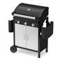 Voir la diapositive 4 : CAMPINGAZ Plancha gaz EX 3 noir 3 brûleurs sur chariot couvercle de cuissson, 60x35 cm