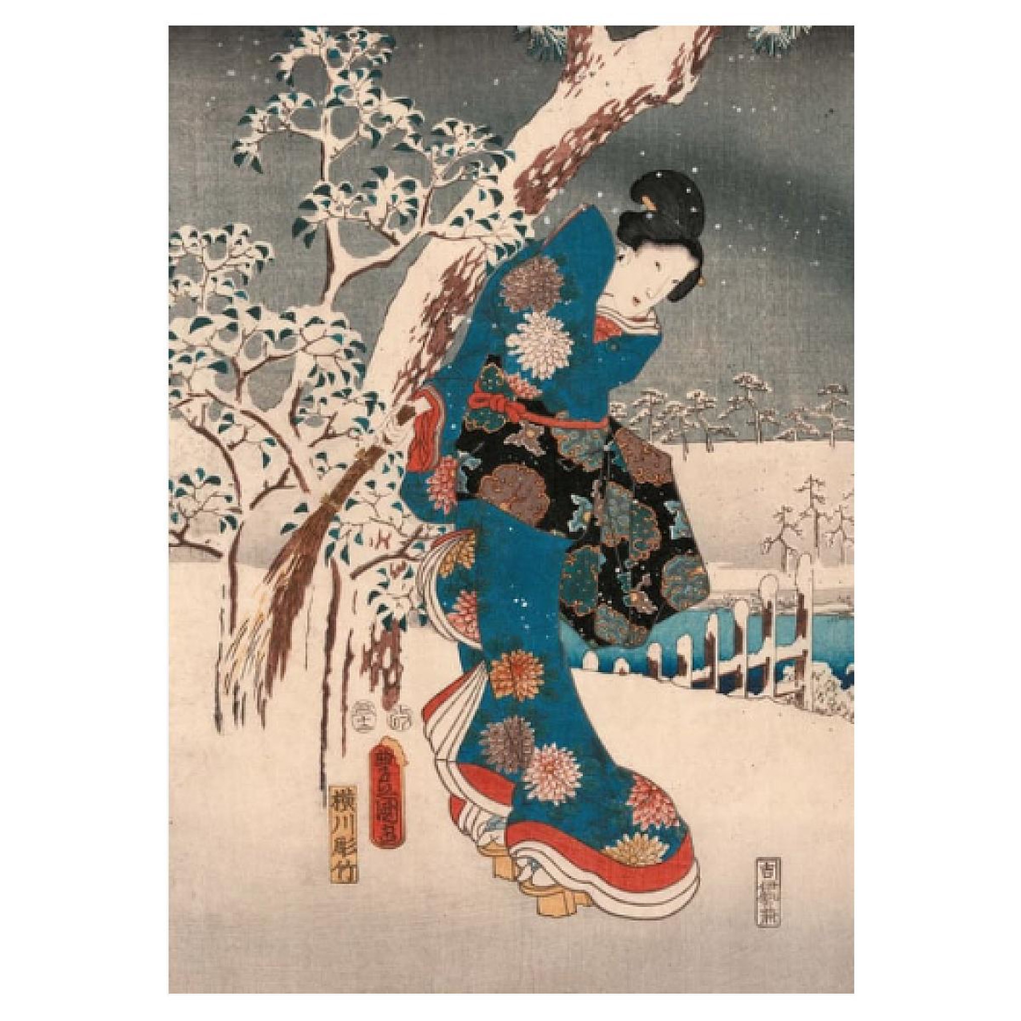 Voir la diapositive 2 : Piatnik Hiroshige - conte de genji - Puzzle 1000 pieces