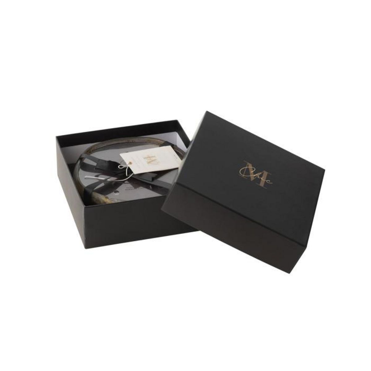 Paris Prix Bougie Parfumée Ronde  M-Chic  19cm Oud & Amber