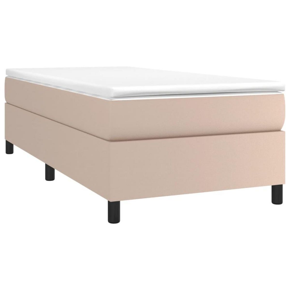 VIDAXL Cadre de lit sans matelas cappuccino 90x190 cm similicuir
