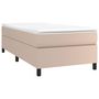 Voir la diapositive 3 : VIDAXL Cadre de lit sans matelas cappuccino 90x190 cm similicuir