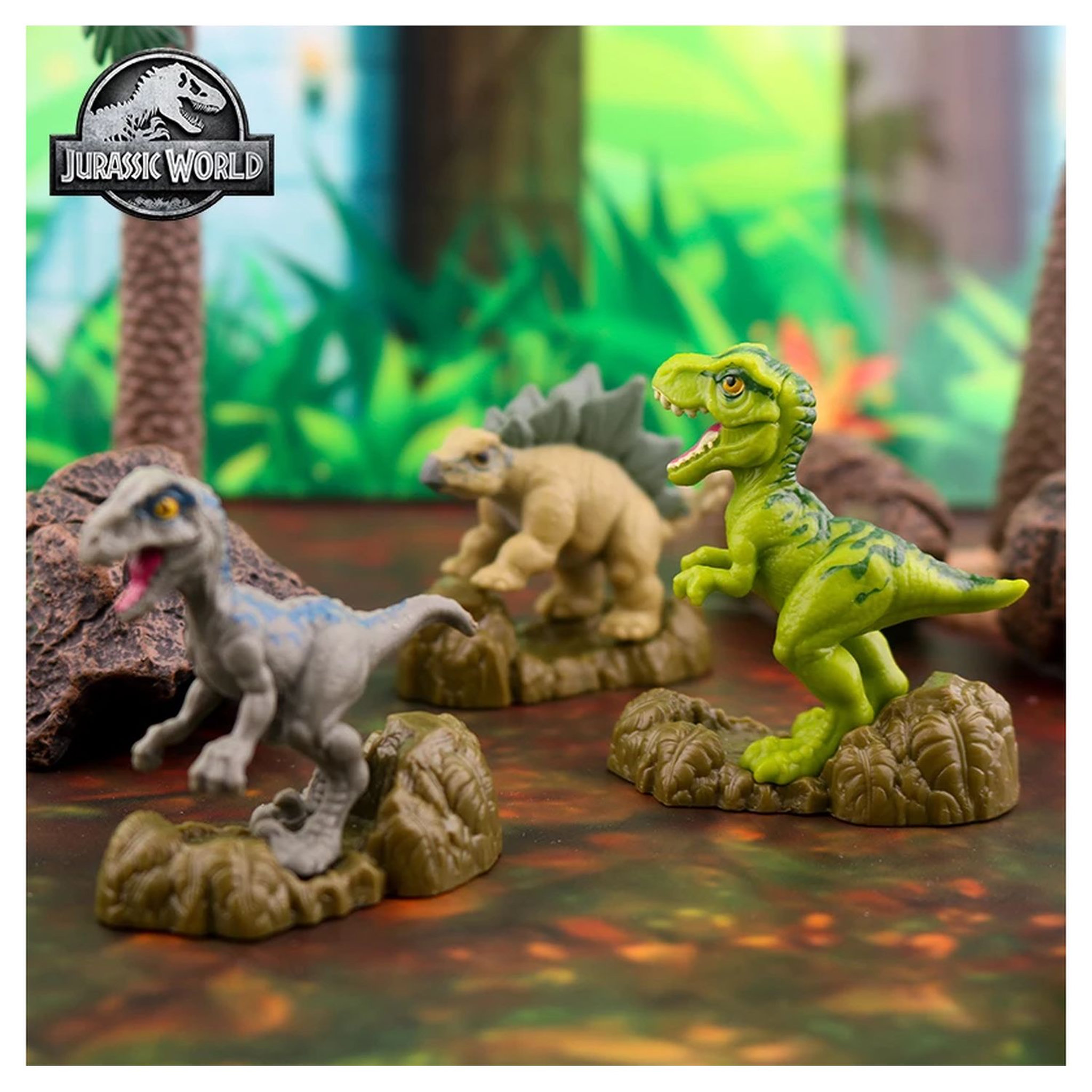 Voir la diapositive 5 : MATTEL Pack de 5 figurines Jurassic World 5 cm