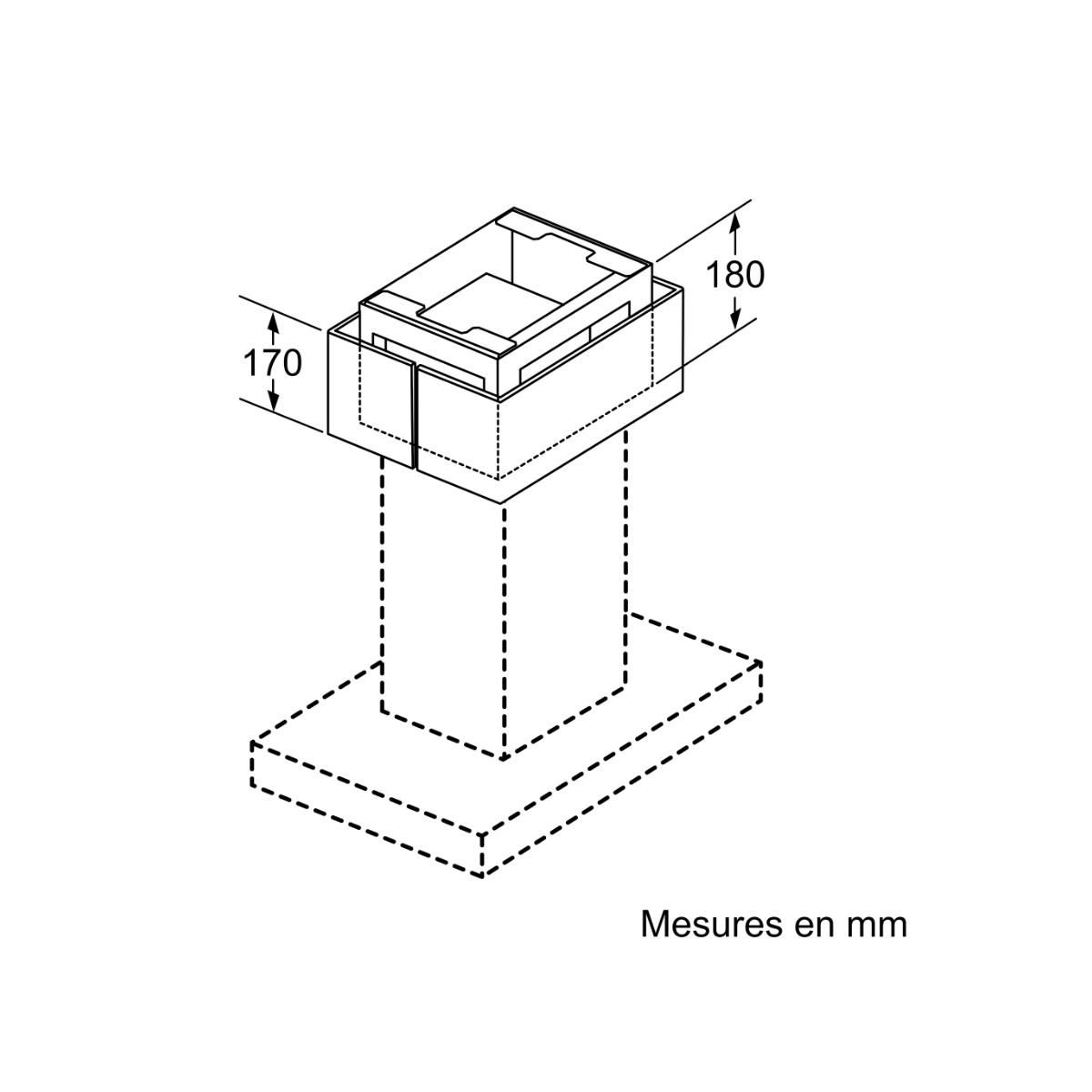BOSCH Module de recyclage cleanair plus inox - DIZ2CX5C6