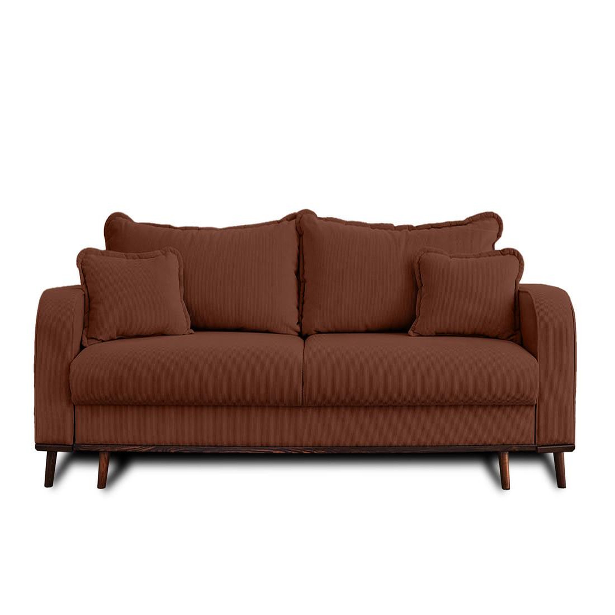 Voir la diapositive 1 : BEST MOBILIER Albane - canapé 3 places - convertible avec coffre - en velours côtelé