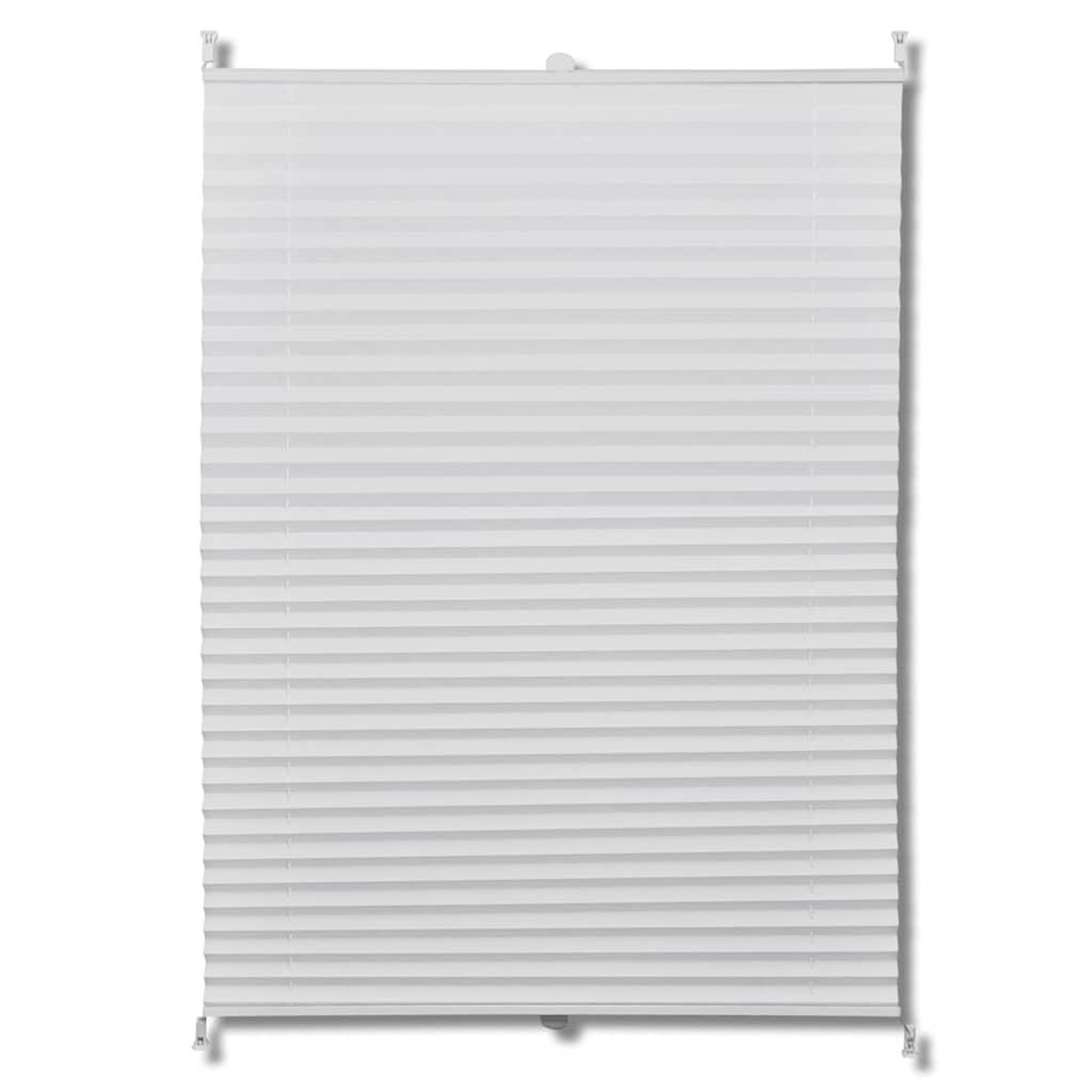 Voir la diapositive 2 : VIDAXL Store plisse 60x100 cm Blanc