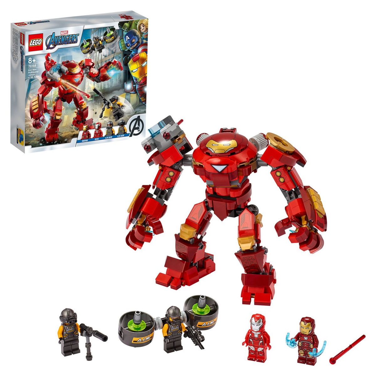 LEGO Marvel Super Heroes 76164 - Iron Man Hulkbuster contre un agent de l&rsquo;A.I.M.