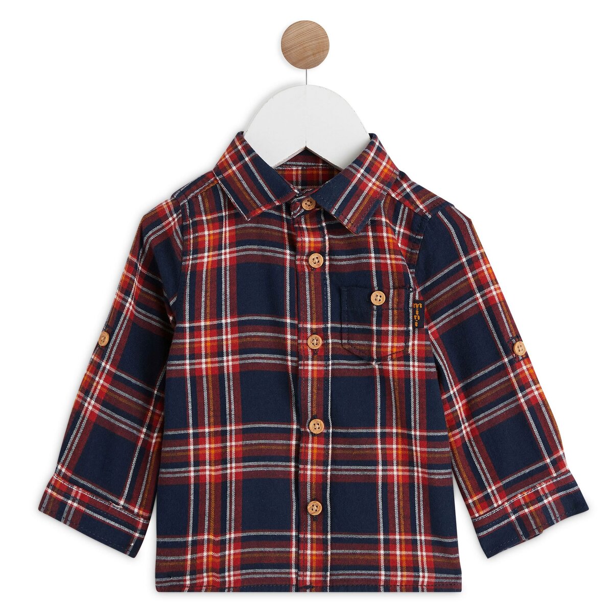 INEXTENSO Chemise manches longues à carreaux bébé garçon