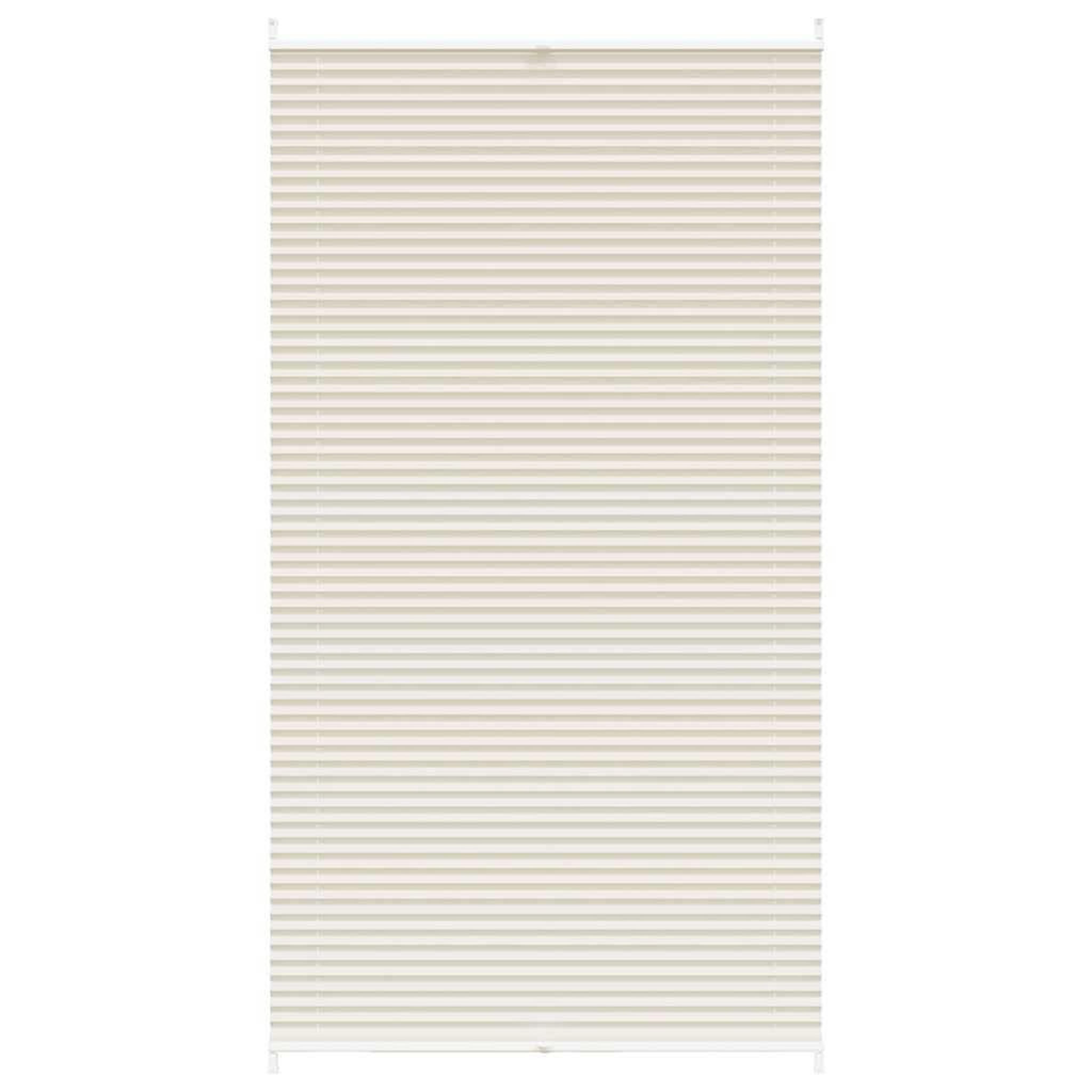 Voir la diapositive 2 : VIDAXL Store plisse en creme 110 x 200cm