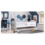 Voir la diapositive 2 : KOBI Lit enfant LUK BAR 160x80 tracteur avec matelas