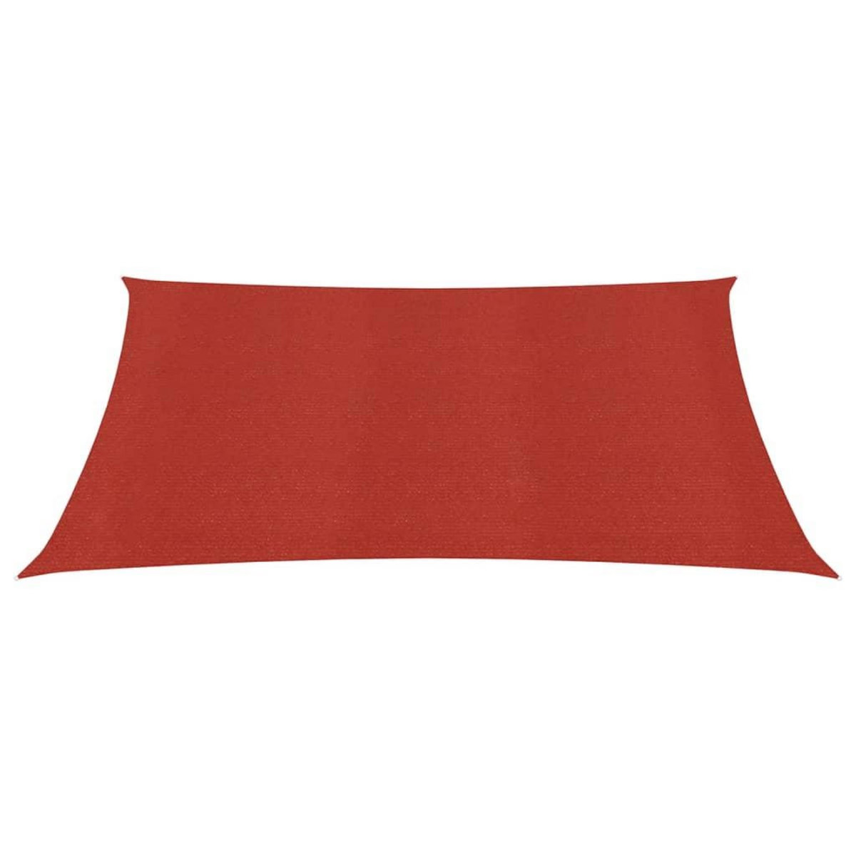 VIDAXL Voile d'ombrage 160 g/m^2 Rouge 2,5x3 m PEHD
