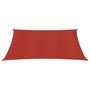 Voir la diapositive 3 : VIDAXL Voile d'ombrage 160 g/m^2 Rouge 2,5x3 m PEHD