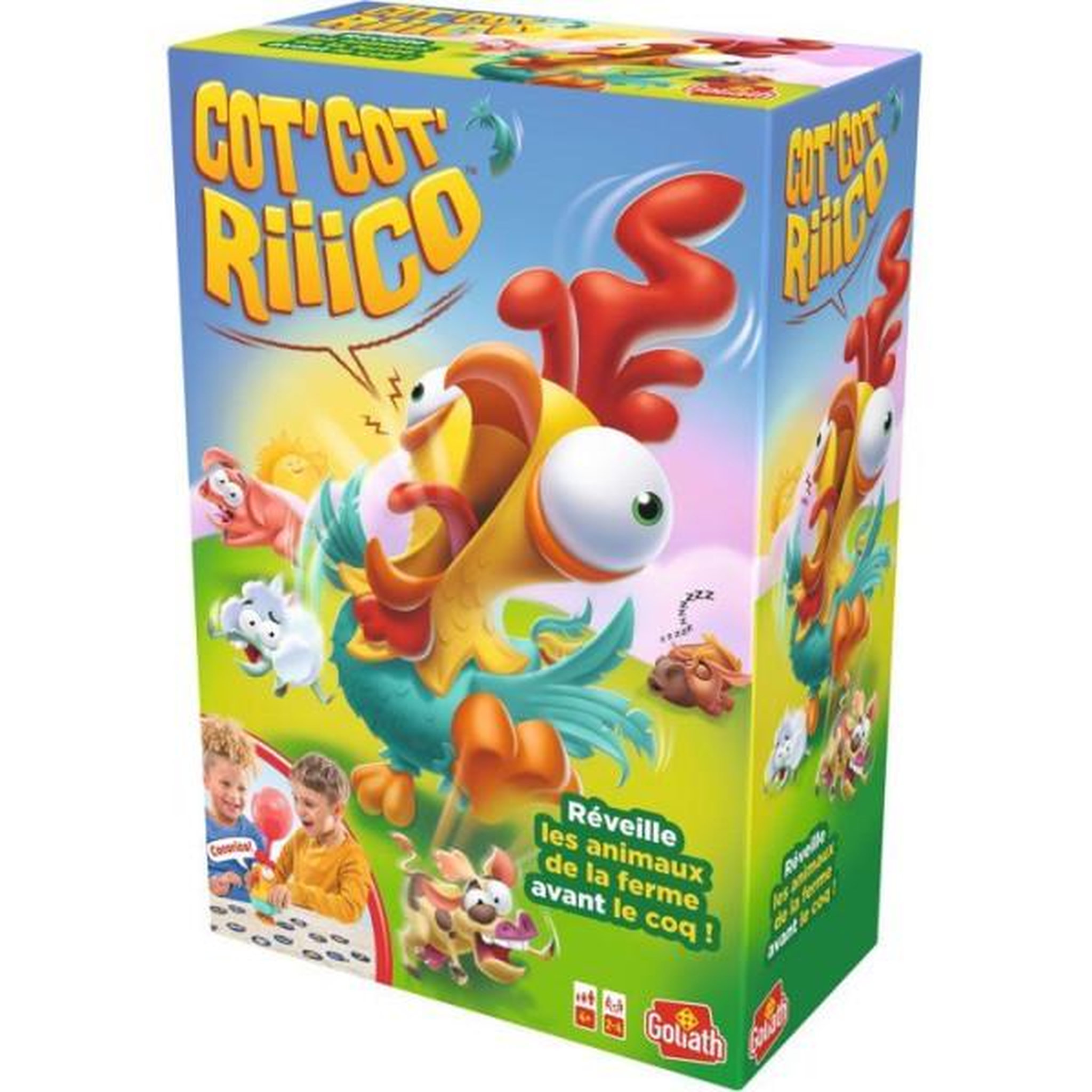 Voir la diapositive 3 : GOLIATH Cot Cot Riiico - jeu d'ambiance - GOLIATH - rapidité et suspense