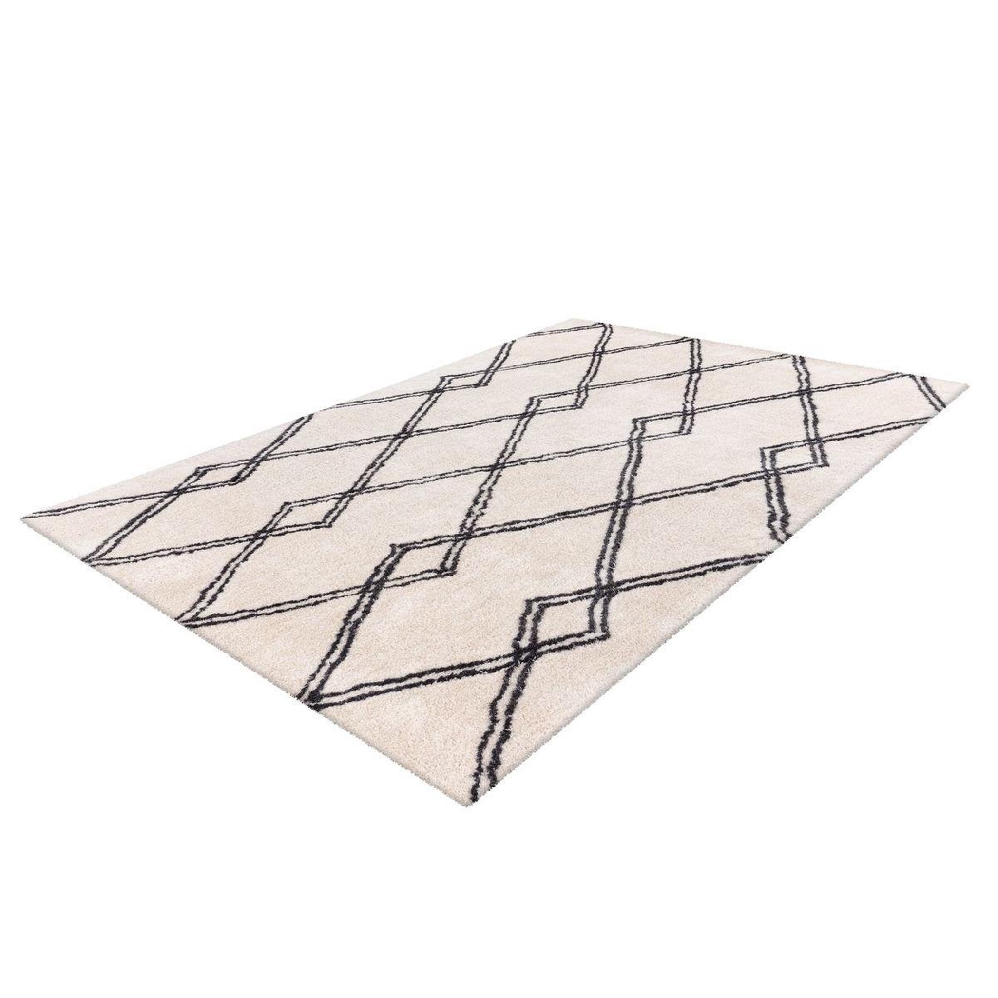 Voir la diapositive 4 : Paris Prix Tapis imprimé géométrique  orlando  ivoire