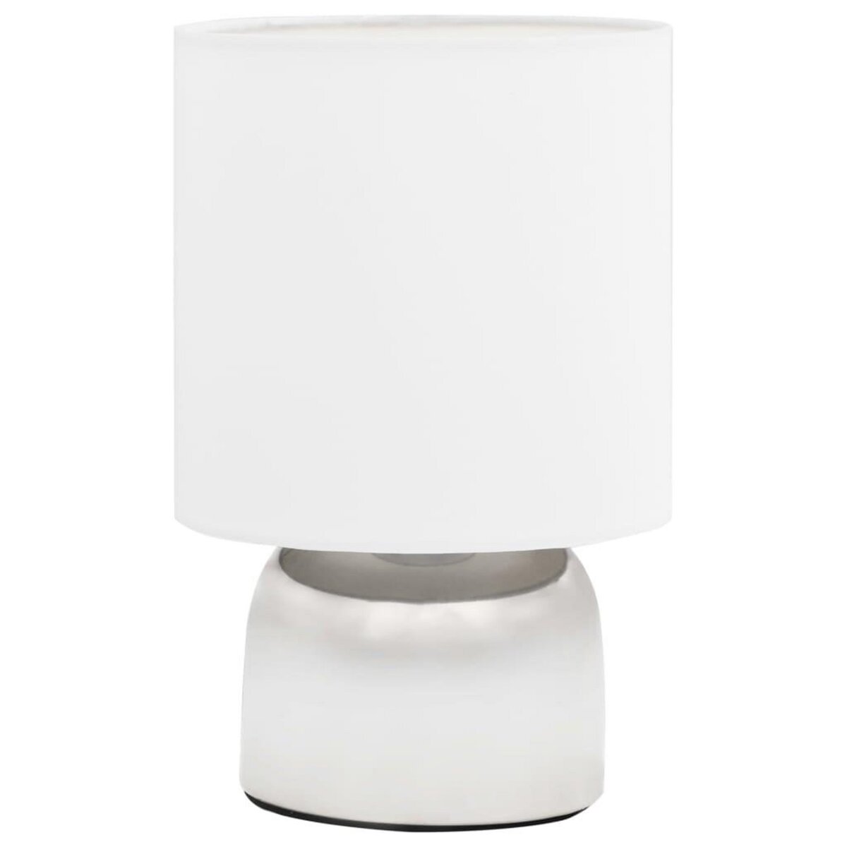 VIDAXL Lampes de table 2 pcs Bouton tactile Blanc E14