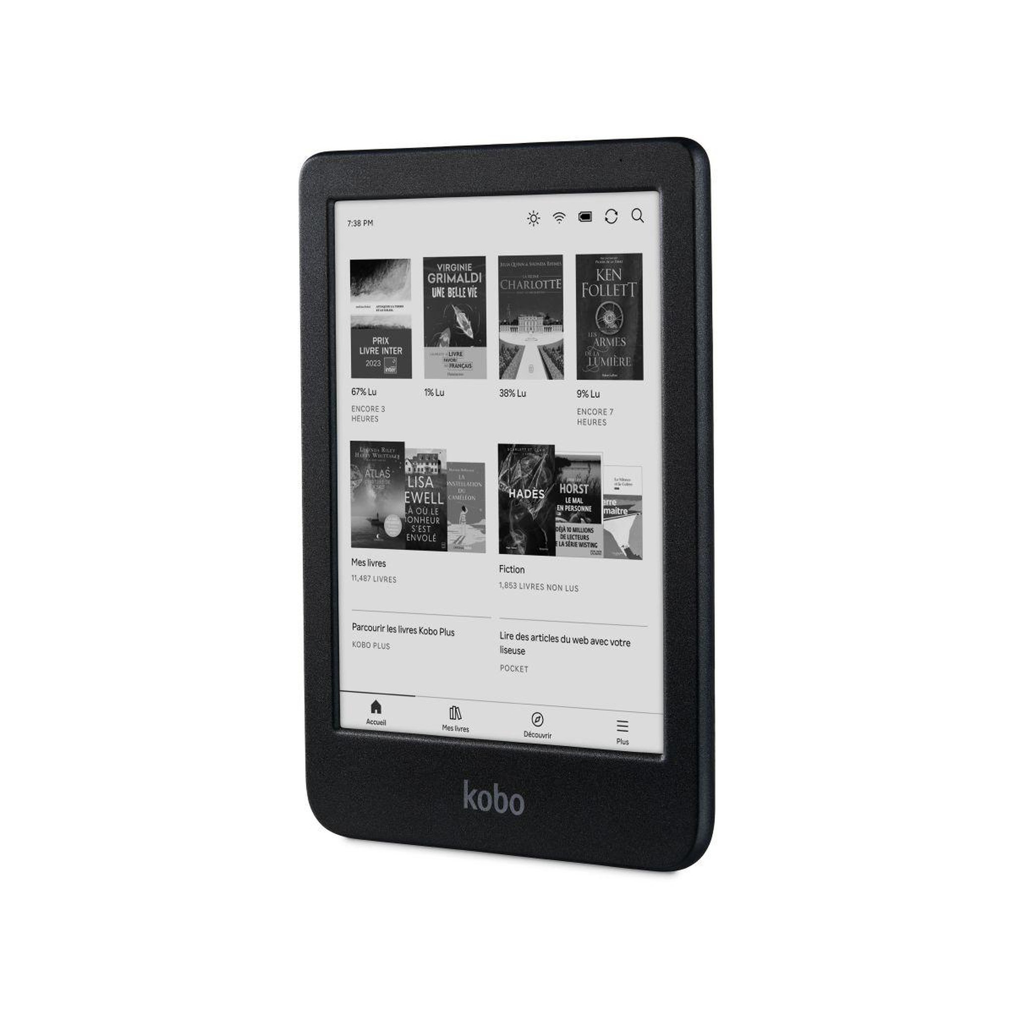 Voir la diapositive 3 : kobo Liseuse eBook Clara BW