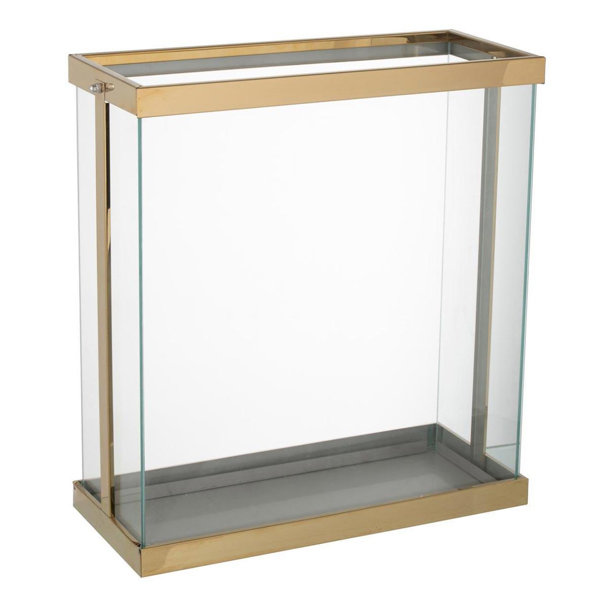 J-LINE Lanterne en Verre  Enma  45cm Or