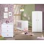 Voir la diapositive 7 : BABY PRICE Commode à langer 3 tiroirs NEW BASIC Boutons C&oelig;ur Rose