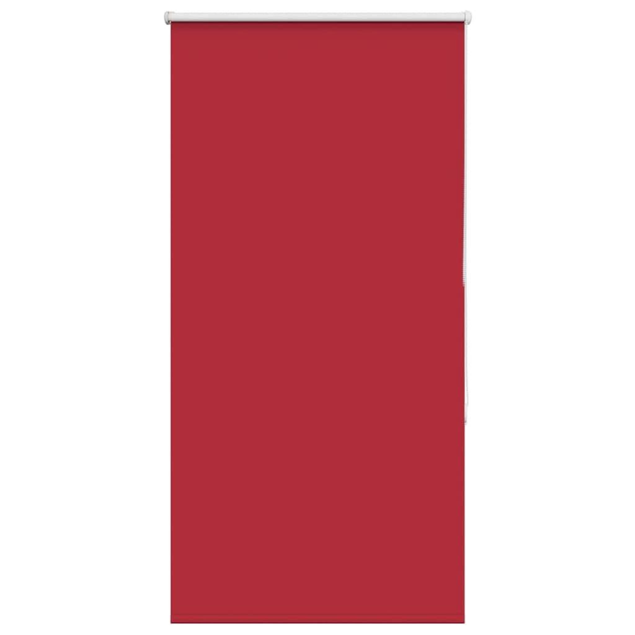 Voir la diapositive 2 : VIDAXL Store enrouleur occultant rouge largeur du tissu 60,7 cm