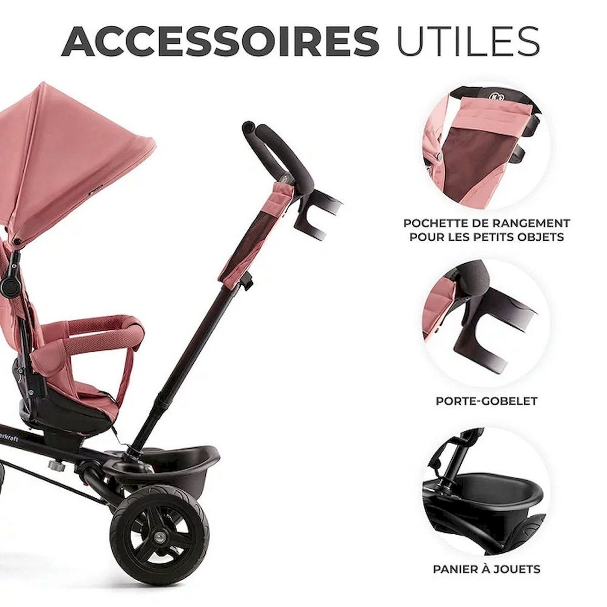 KINDERKRAFT Tricycle évolutif Aveo bébé