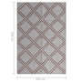 Voir la diapositive 6 : VIDAXL Tapis d'exterieur ARAKIL marron 140x200 cm PP