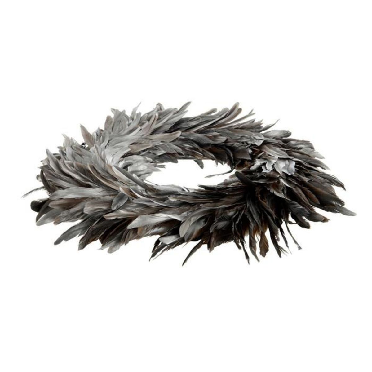 Paris Prix Couronne Design  Plumes Déco  55cm Argent