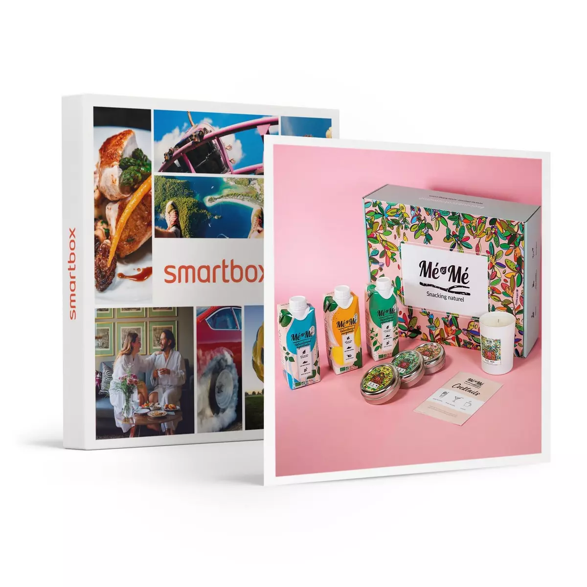Smartbox Coffret sain et bio livré à domicile avec boissons, bonbons et bougies parfumées - Coffret Cadeau Gastronomie