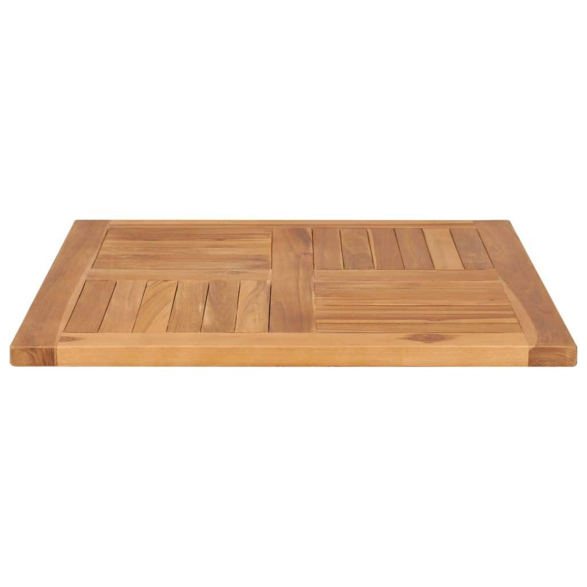 VIDAXL Dessus de table Bois de teck solide 70x70x2,5 cm