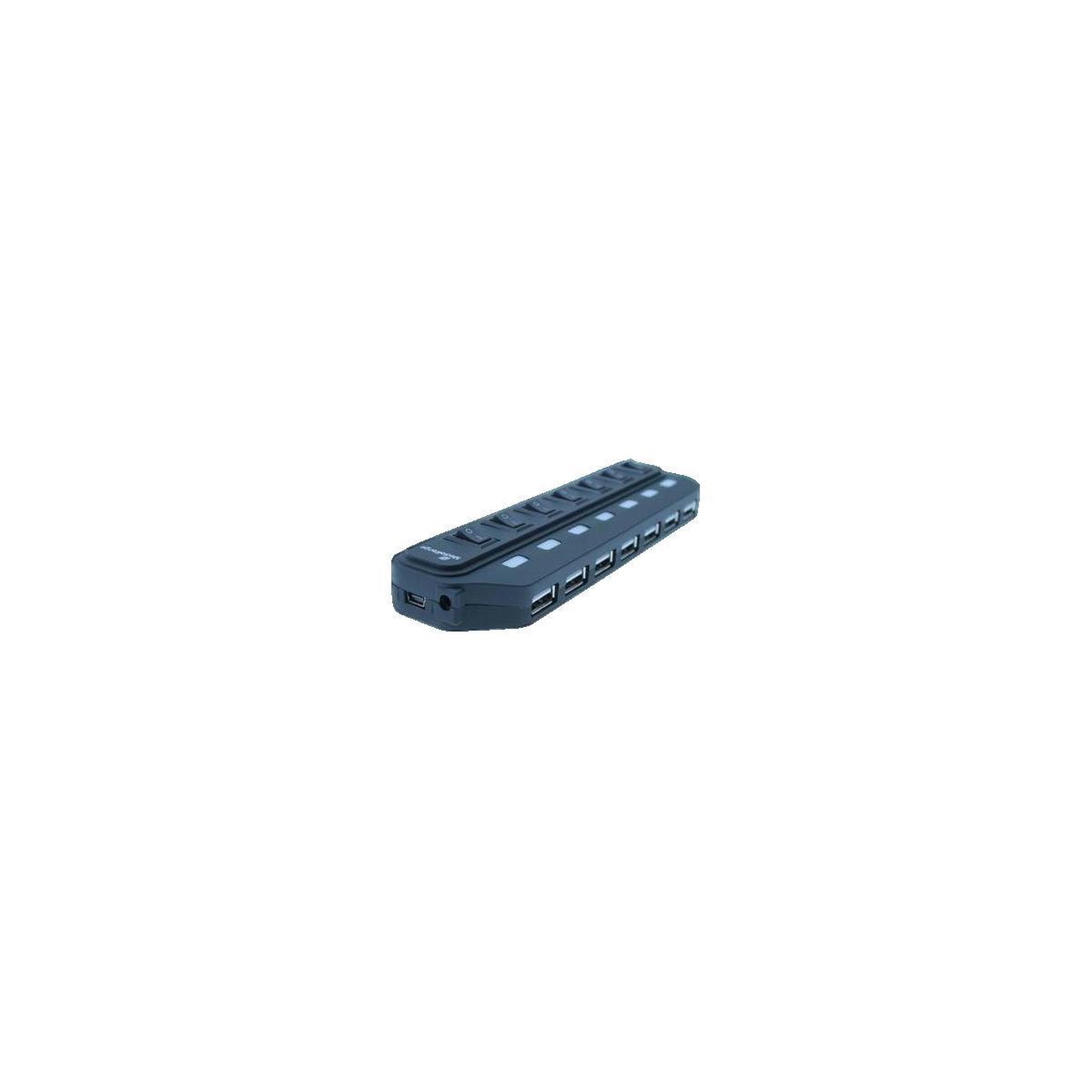 Voir la diapositive 2 : Media-Tech Hub USB MediaRange MRCS504 avec 7 ports et interrupteurs individuels